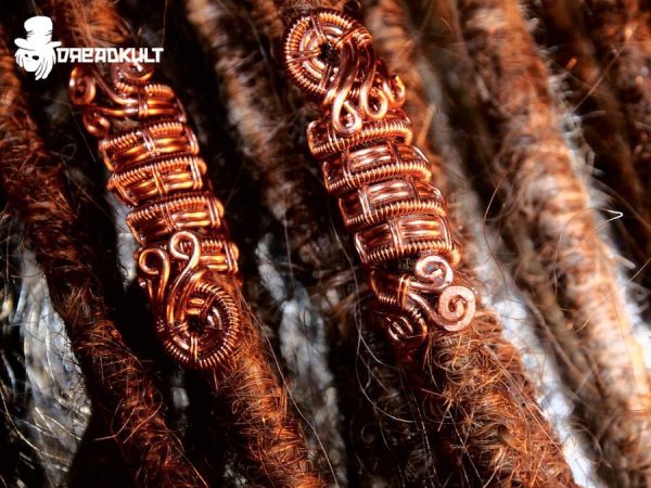 kupferdraht dreadperlen, dreadperle, dread pearls from copper, wire dread beads, draht dreadperlen, draht schnmuck, dread draht schmuck,dreadkult, dreadlocks